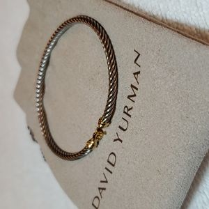 David Yurman 3mm Cable Buckle Bracelet